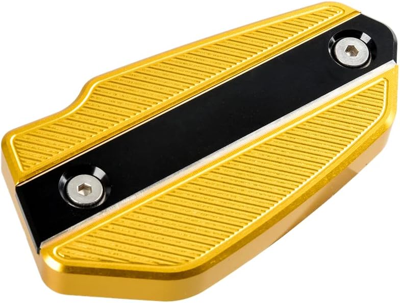 Front Brake Reservoir Cap fits for kawasaki z650 z900 z650rs z900rs Fluid Tank Oil Cup z800 ninja650 er-6f er-6n Brake Reservoir cover (Gold)