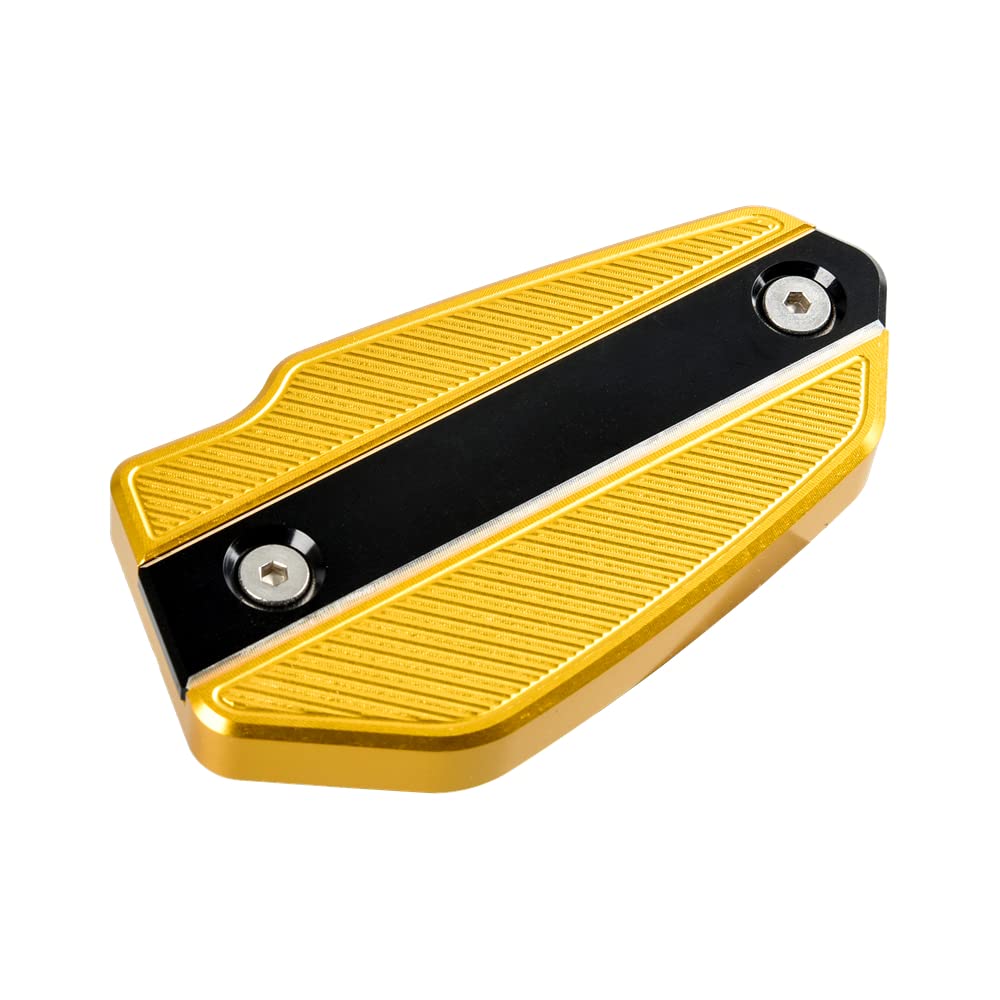 Front Brake Reservoir Cap fits for kawasaki z650 z900 z650rs z900rs Fluid Tank Oil Cup z800 ninja650 er-6f er-6n Brake Reservoir cover (Gold)