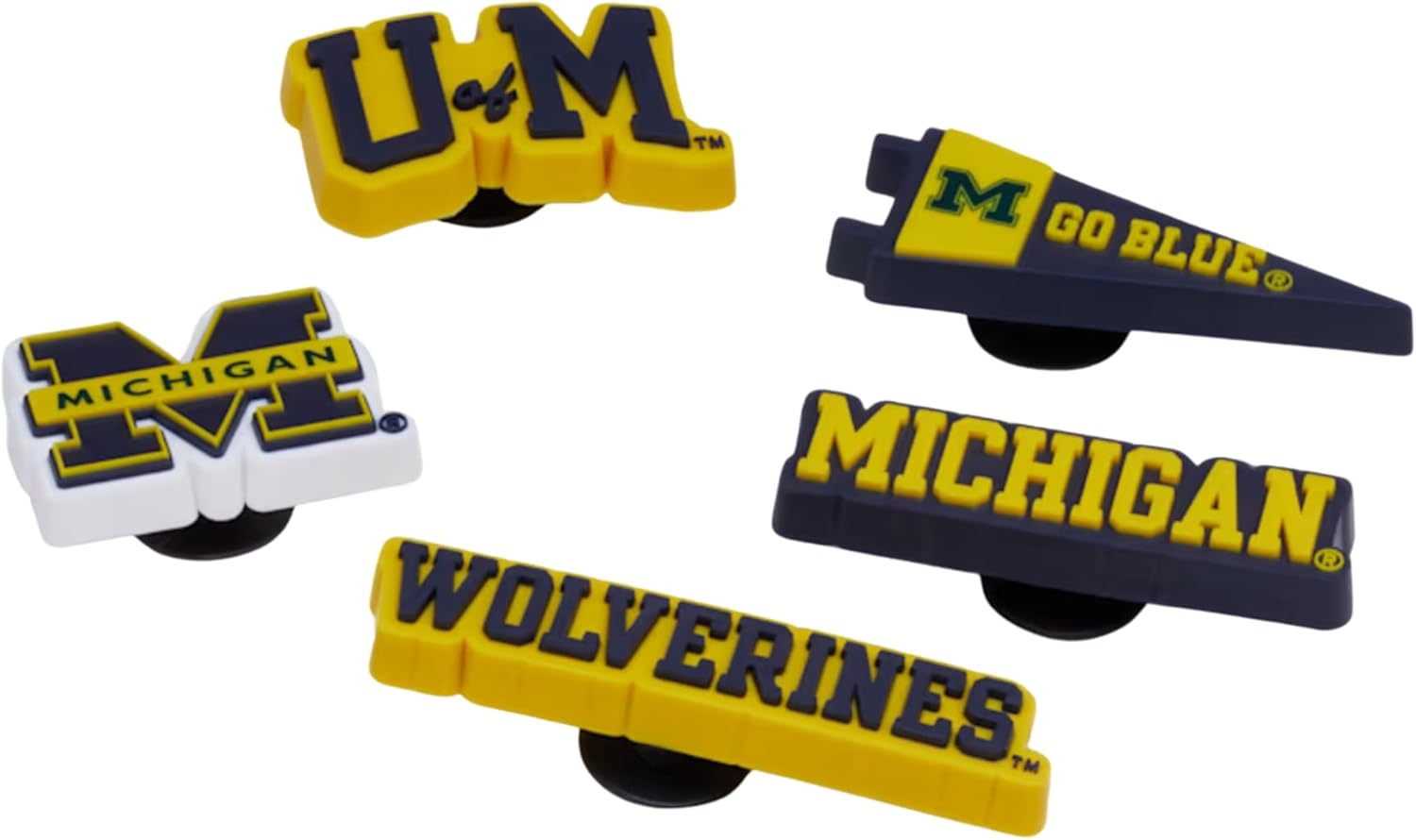 Crocs Collegiate Teams Sports Collection Multi Packs
