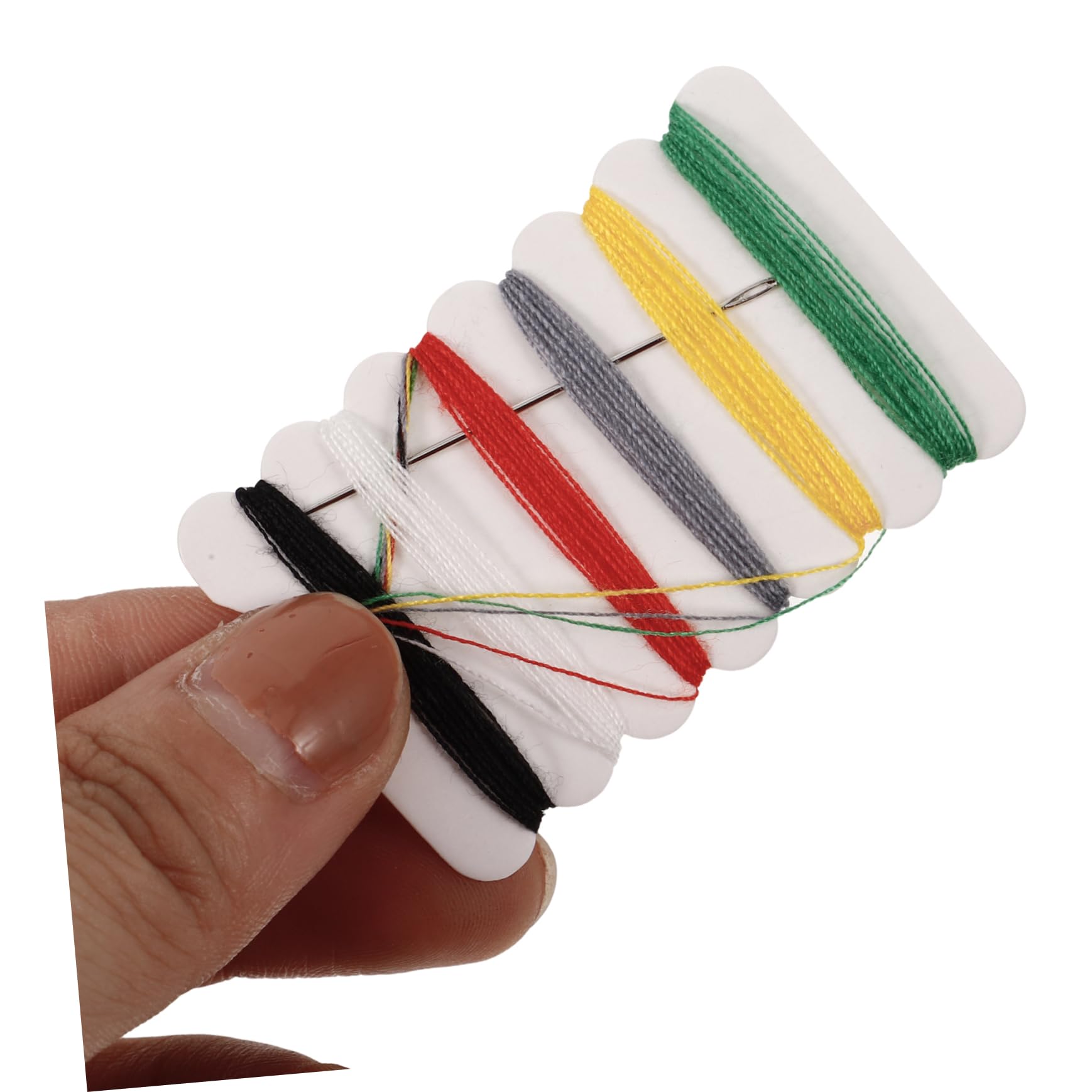 Kit da Cucito per Principianti 100 Pezzi, Set Portatile Multifunzionale | Ago, Bottone e Spilli Inclusi, per Riparazioni di Abiti, Uso Domestico e Viaggio Colore Casuale