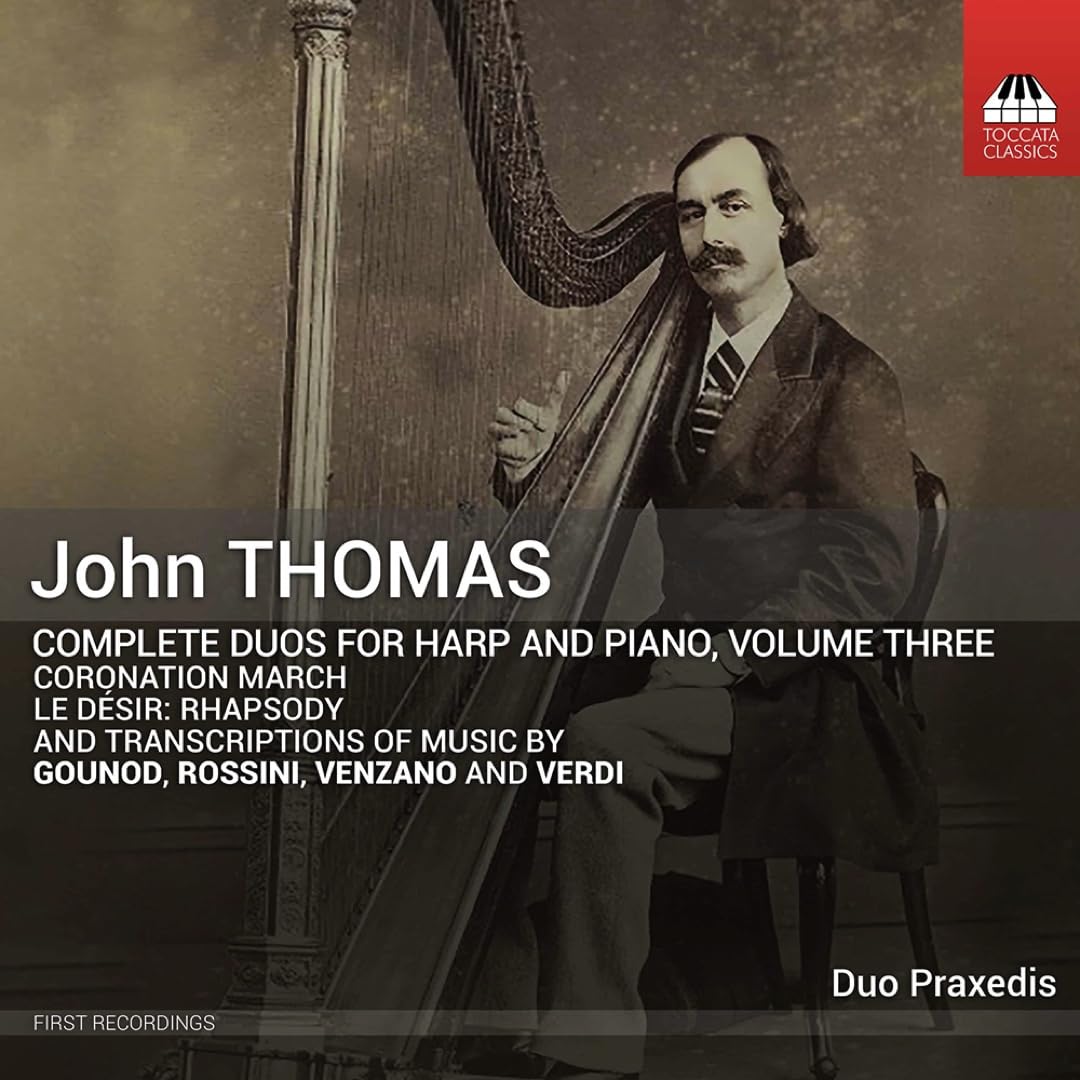 John Thomas: Complete Duos for Harp and Piano, Vol. 3