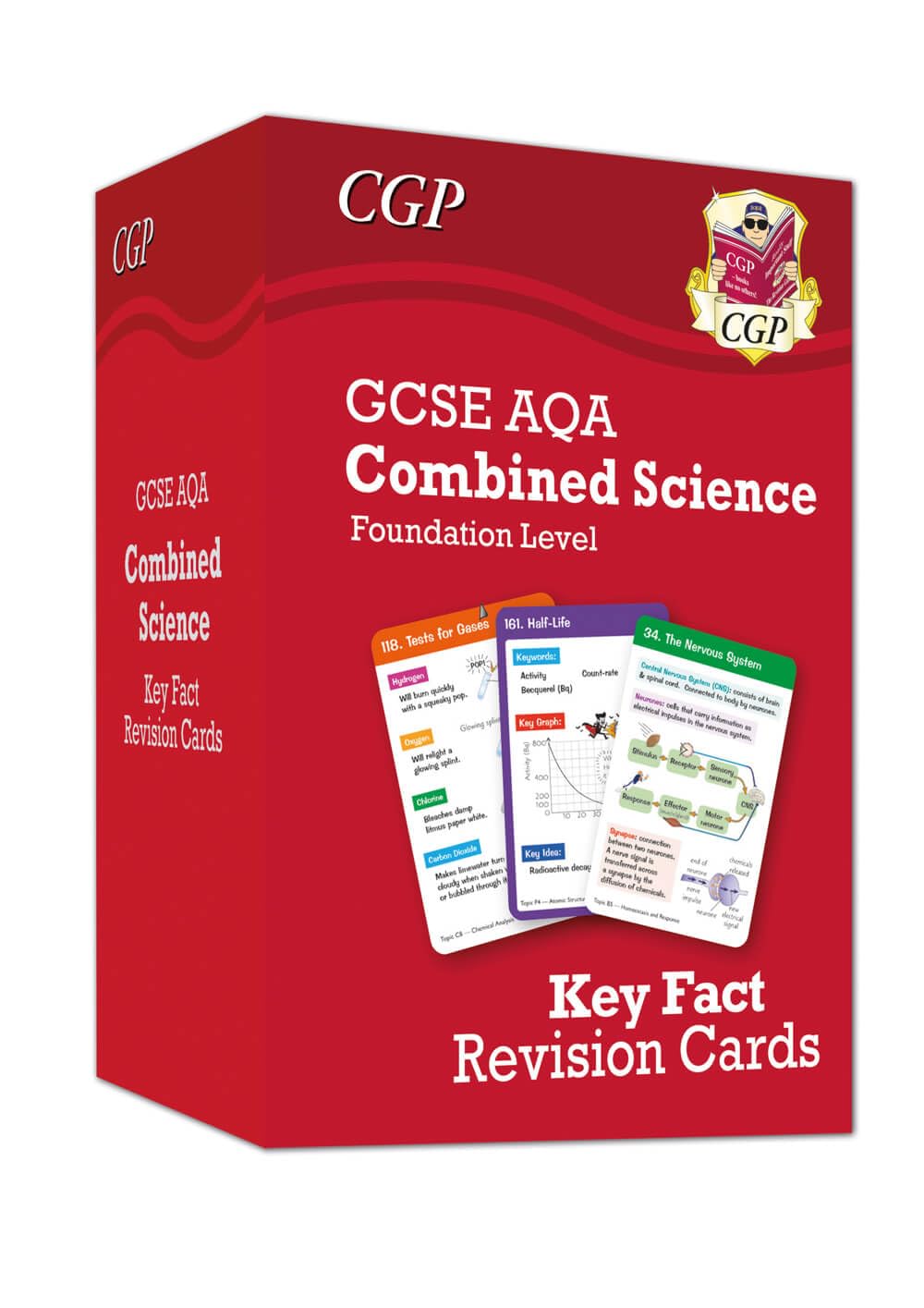 GCSE Combined Science AQA Foundation Key Fact Revision Cards - Summary cards for quick revision (CGP AQA GCSE Combined Science)