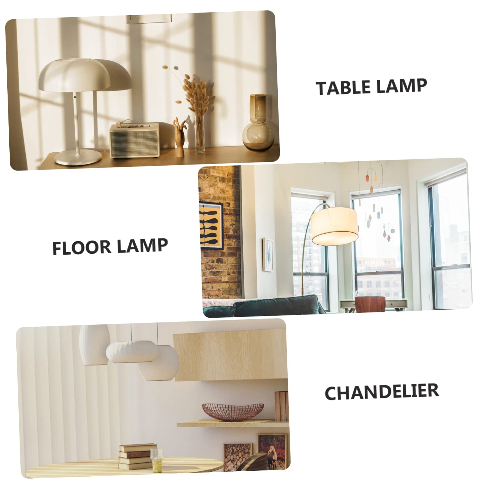 WOONEKY 1pc Fabric Lampshade Decorative Lamp Shade Shade Home Decoration Hanging Accessory Decorative Chimney Cloth Simple Protector - Image 3