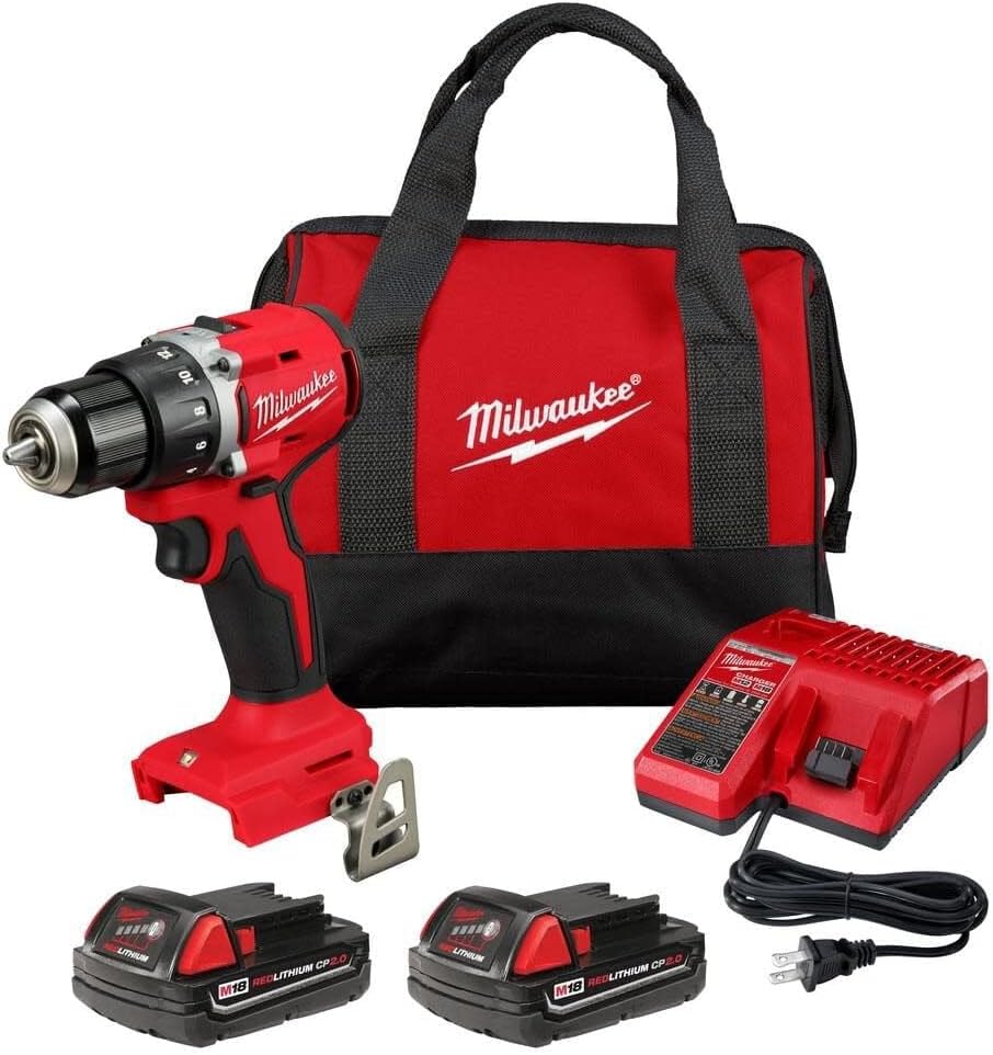 Milwaukee Electric - M18 Compact BRUSHLESS 1/2 INCH Drill/Driver KIT
