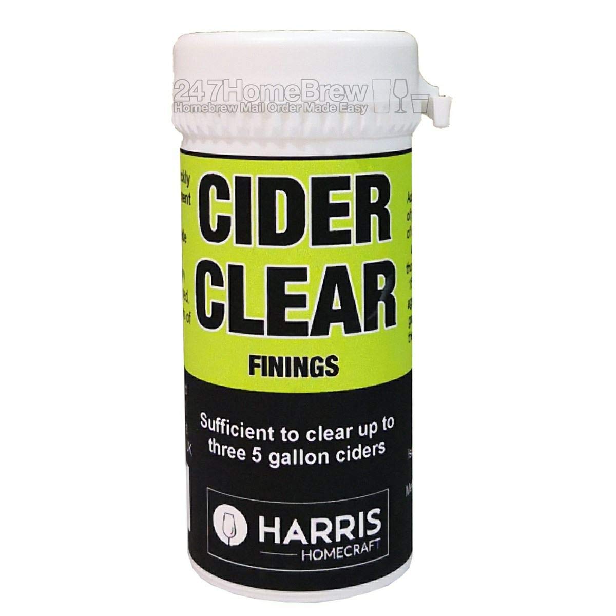 Harris Cider Clear Finings Treats 69L (Three 5 Gallon batches)