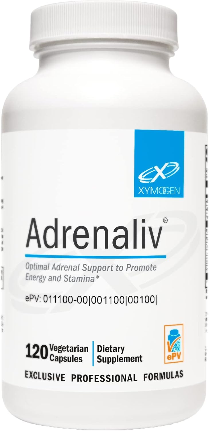 XYMOGEN Adrenaliv Adrenal Support Supplement to Promote