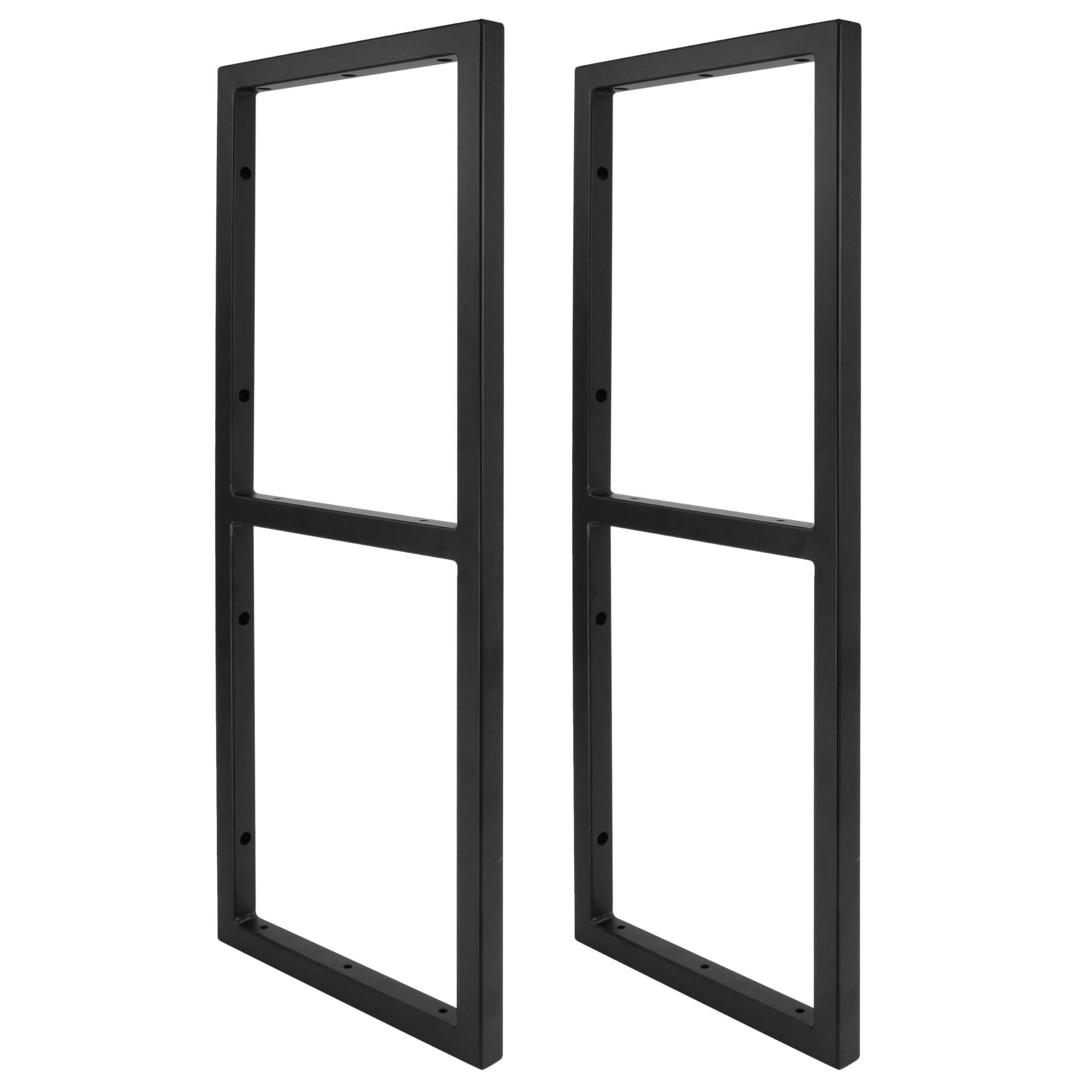 Natural Goods Berlin 2X Regalhalterung GRÜNAU - Wandregal aus Metall in Schwarz - Wand Regalträger für Hängeregale in Wohnzimmer, Küche, Bad und Abstellkammer