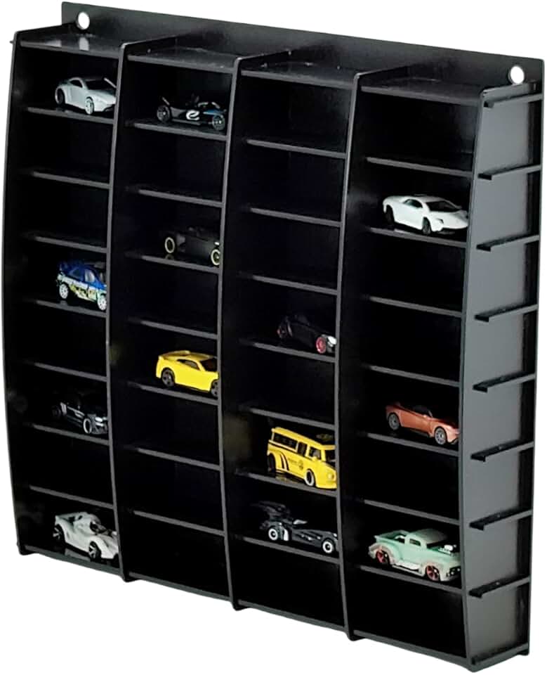 Expositor Carrinhos Miniaturas Stand Coleção Suporte Parede HotWhels