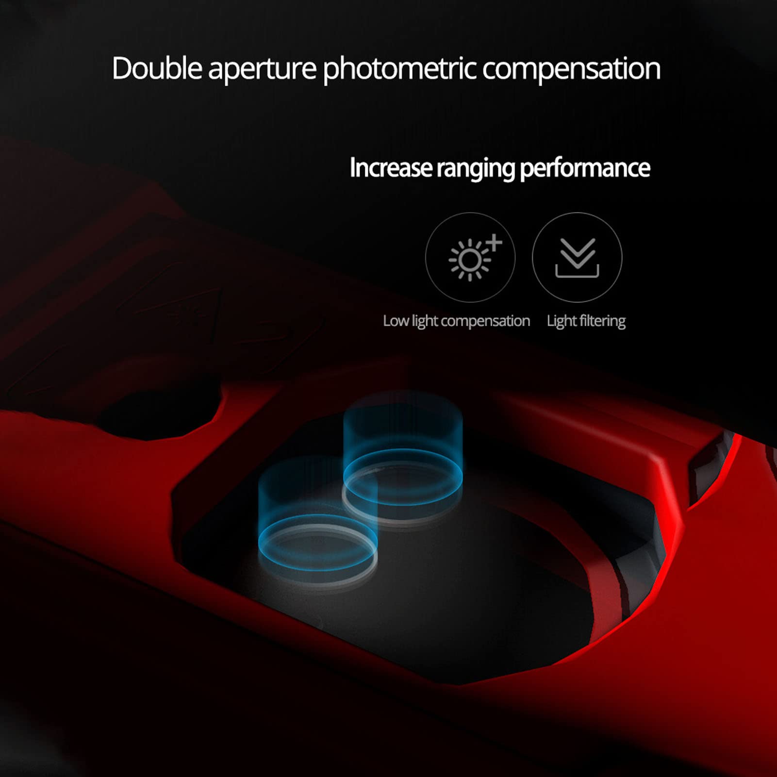 Medidor de Distancia Láser, Medidor de Distancia Láser Precisión de 2 Mm 630 a 670 Nm Calibración Automática Infrarroja para Fábricas (100 m/328,1 pies)