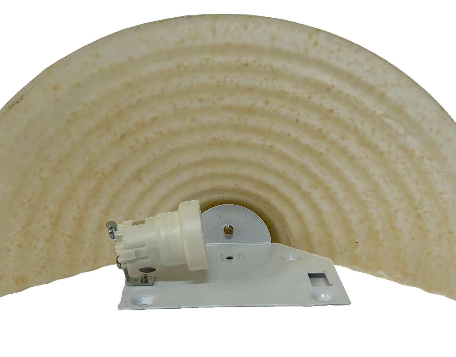 Generico Plafoniera da soffitto classica in vetro rotonda decorata corona rosa camera da letto, sala da pranzo, cucina, bagno, ingresso D 30 cm