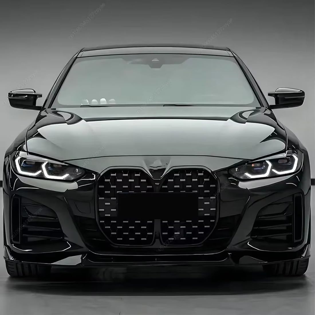 Frontspoilerlippe für Autostoßstange für BMW 4 Series G26 420i 430i i4 M50 2021-2024,Frontspoilerlippe,Bodykit