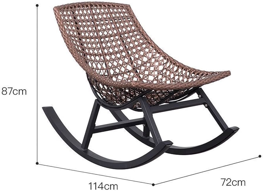 Amazon｜ロッキングチェア ラタン調 籐ロッキングチェア 戸外籐