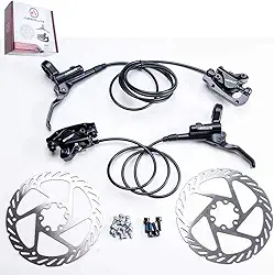 Kit Freio A Disco Hidráulico Bike Com Rotor 160mm Absolute