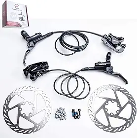 Kit Freio A Disco Hidráulico Bike Com Rotor 160mm Absolute