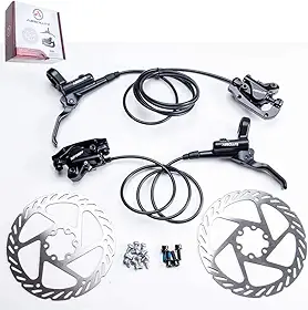 Kit Freio A Disco Hidráulico Bike Com Rotor 160mm Absolute