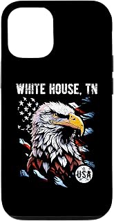 White House TN Patriotic Eagle USA Flag Vintage Style Design Case for iPhone 12/12 Pro