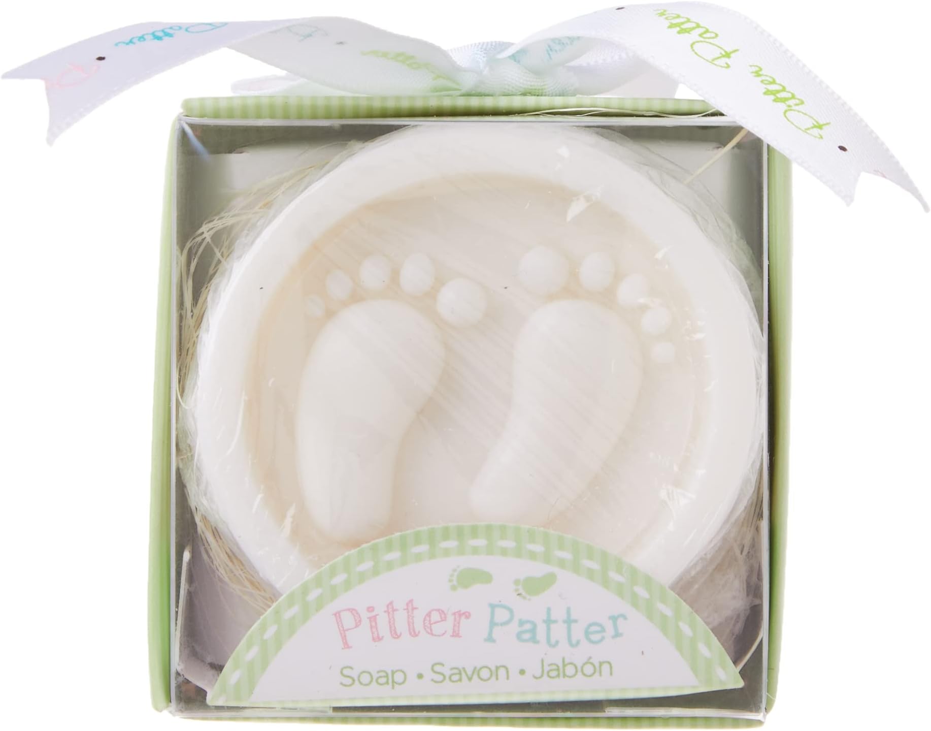 Kate Aspen Pitter Patter Soap, White