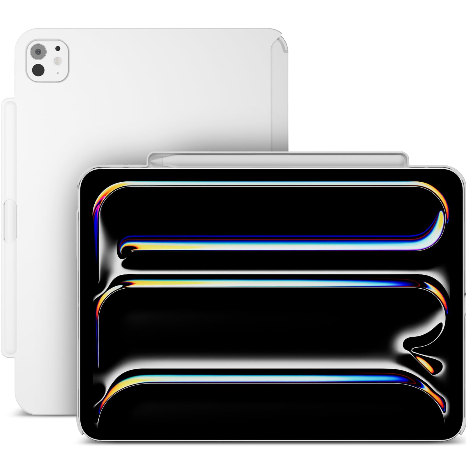 Switcheasy Coverbuddy Lite - Custodia Per Ipad Pro 11" 2024, Compatibile Con Magic Keyboard, Porta Matita Apple, Bianco-image