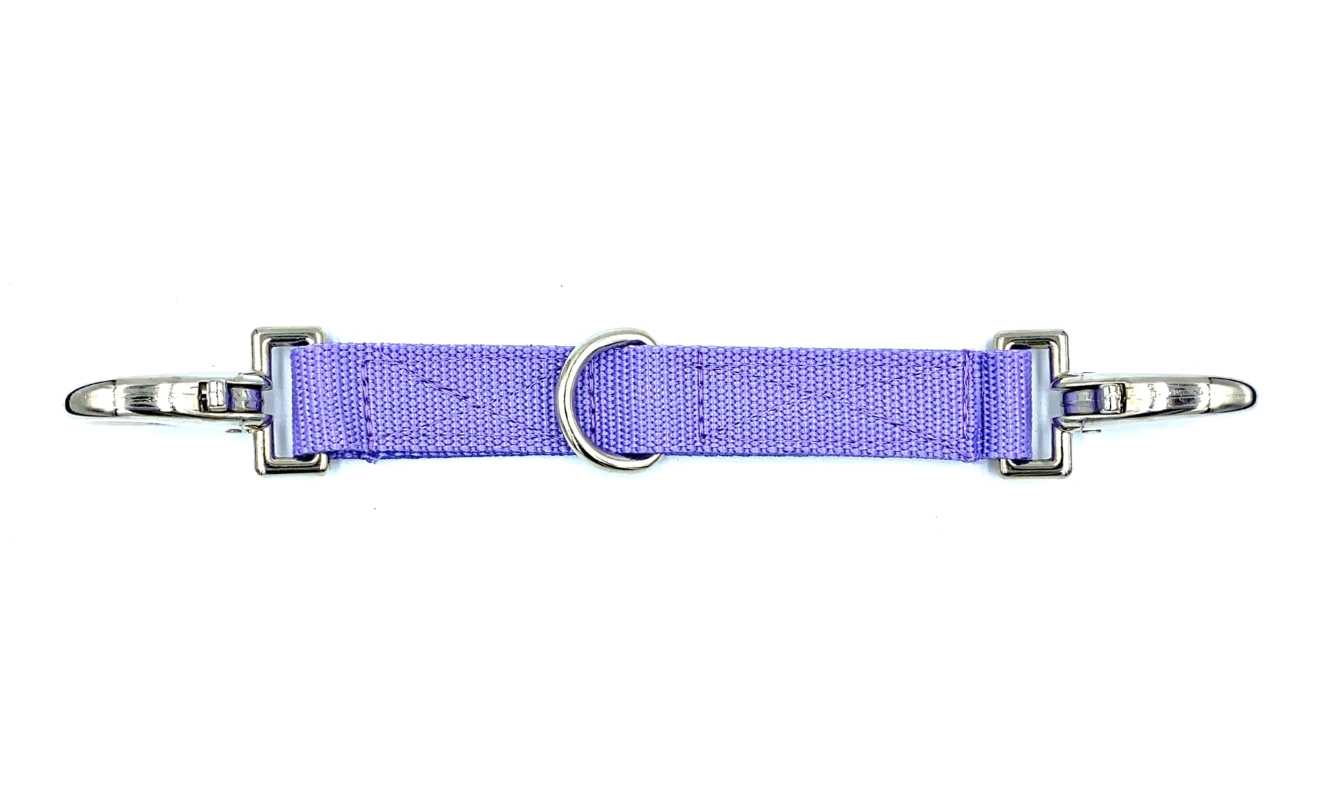 JA Horse Longierbrille gleichmäßigere beidseitige mit Gute Qualität D-Ring und Karabinerhaken (D-Ring Lavender)