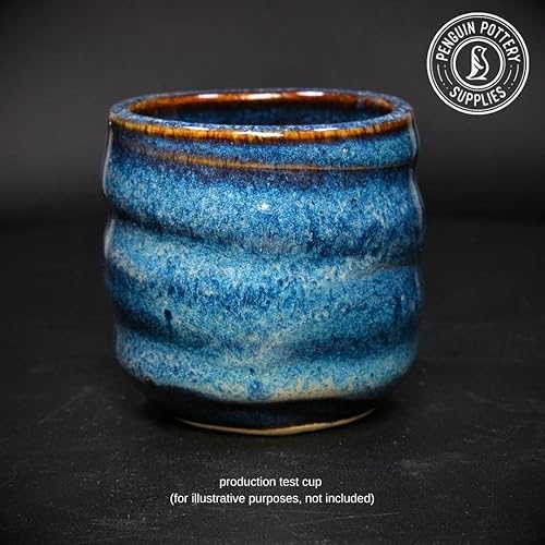 Miniatura 32 de Penguin Pottery - Serie Especialidad - Purple Rain. Esmalte de fuego medio para arcilla, esmalte de cerámica, cono 5 y cono 6 - Esmalte de cerámica