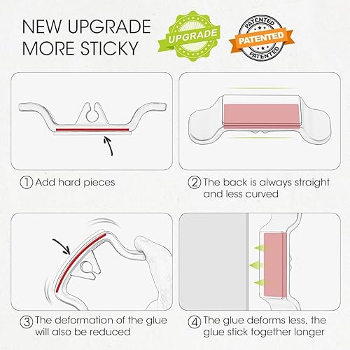 Miniatura 2 de Aieve Organizador de cables para electrodomésticos de cocina, paquete de 12 soportes para cables para organizadores y almacenamiento de cocina,