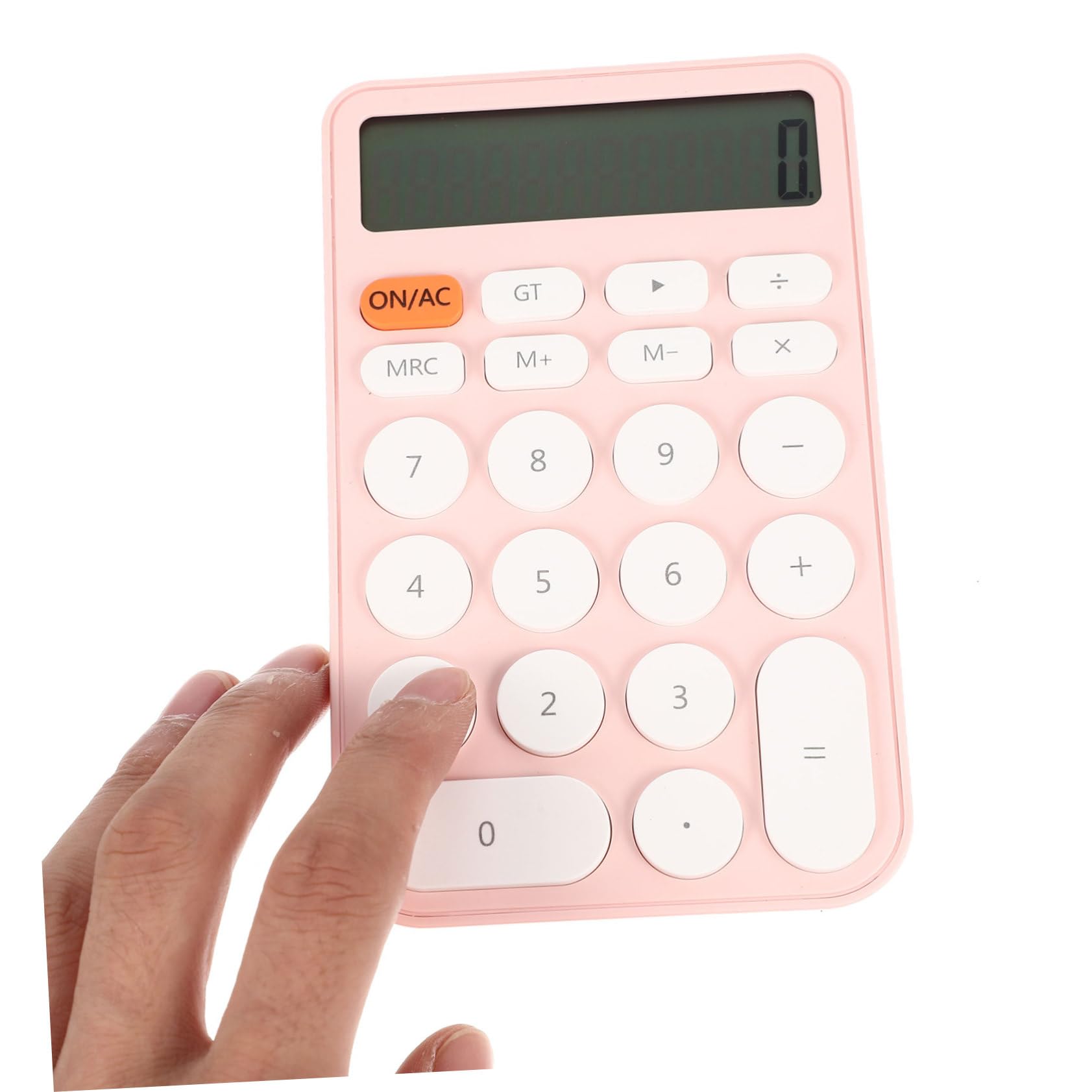Lurrose 3pezzi Calcolatrice Portatile Colorata Per Ufficio e Scuola Calcolatrice Elettronica Con Display Lcd Strumento Di Calcolo Leggero Per Studenti e Professionisti Design Compatto e