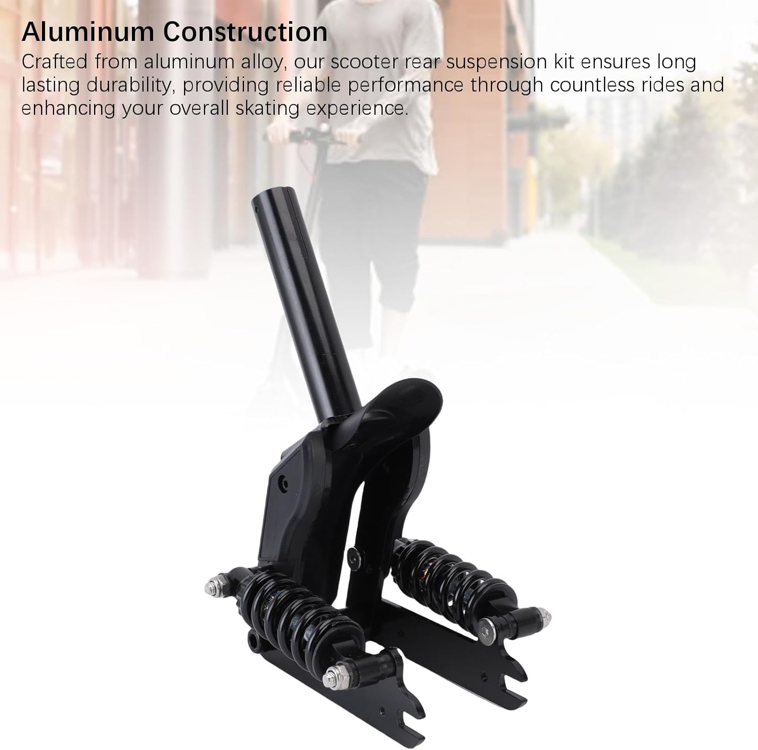 Keenso Electric Scooter Suspension Kit, Durable Aluminum Alloy Replacement for M365, Improved Comfort and Safety, Lightweight Sturdy for City Commuting
