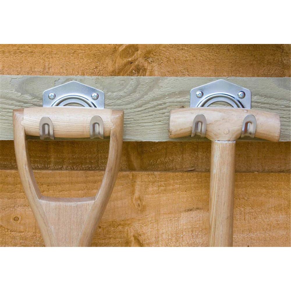 Tool Storage Hooks 10 Packs Garden Tool Wall Mounted Hanger Racks for