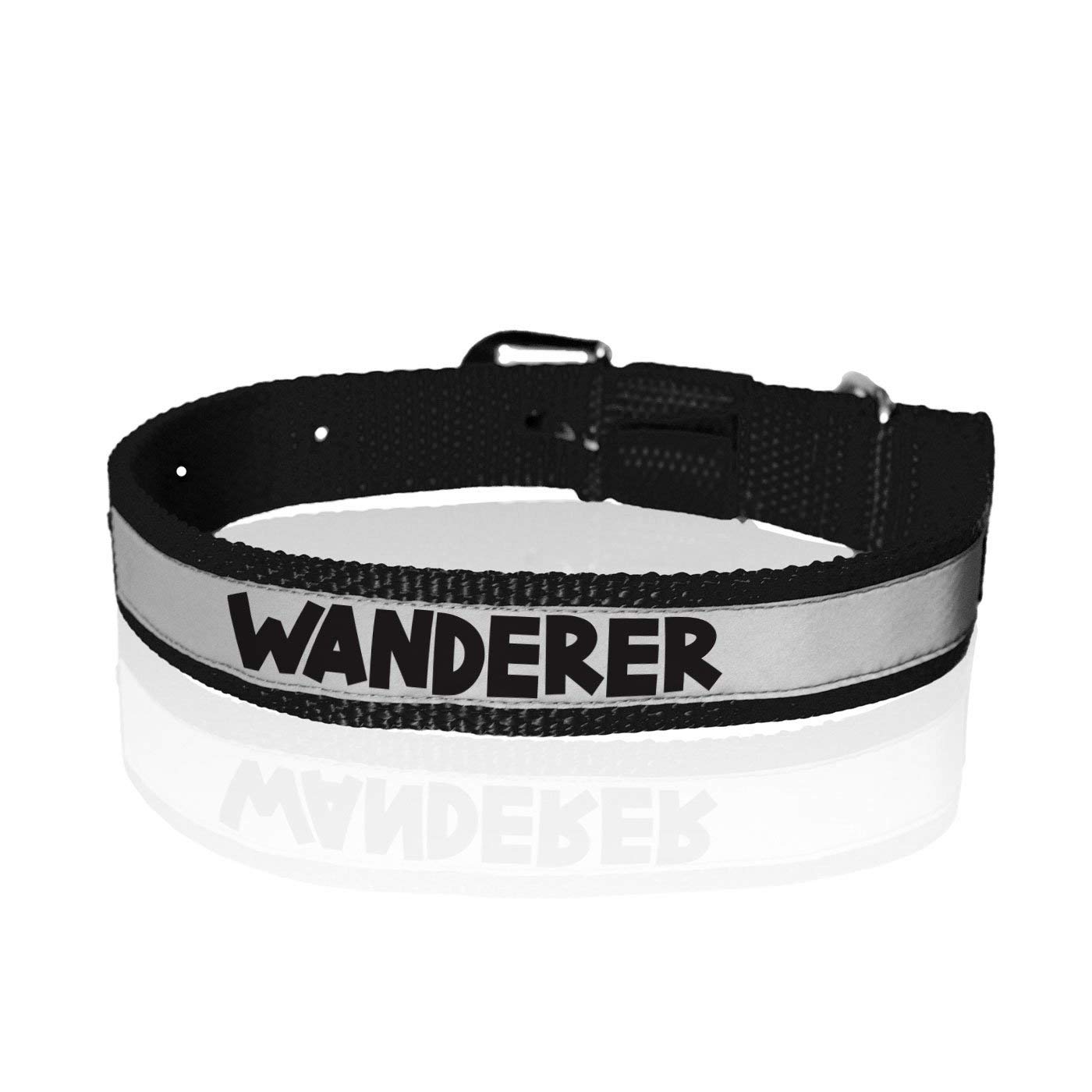 Ruse Pet Wanderer Printed Reflective Nylon Neck Belt Adjustable Dog Collar for Puppy, Small, Big Dogs. (B08CSWRW6C) Amazon Price History, Amazon Price Tracker