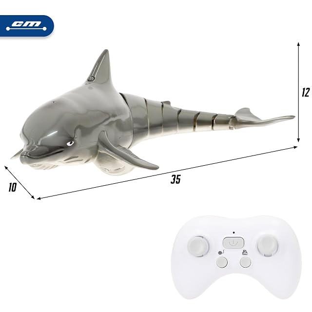 Foto 4 de 7 de ColorBaby Racing Boat Delfín de Juguete teledirigido, 35x12x10 cm, Mando Sumergible, 6 direcciones
