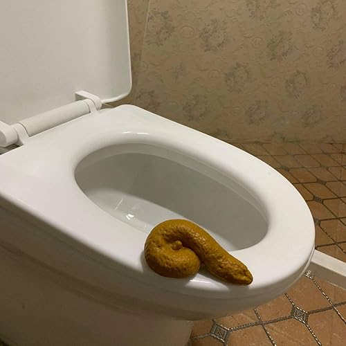 Miniatura 3 de HOHAJIU - Juguete de broma de caca falsa para fiesta y día de los inocentes paquete de 2 unidades