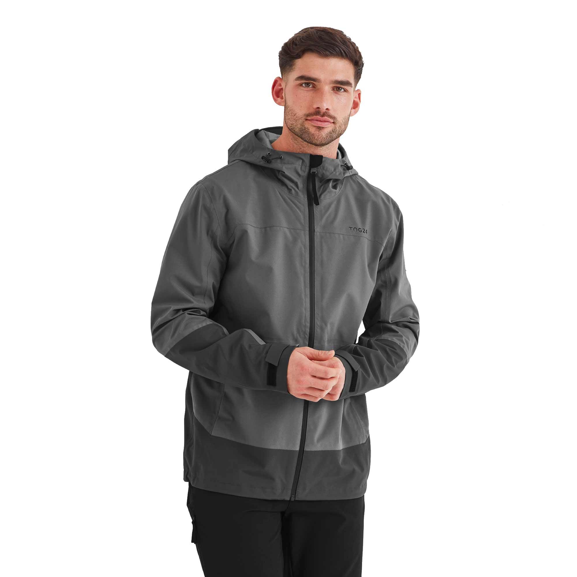 TOG24 - Men's Waterproof Jacket - Grey - XL