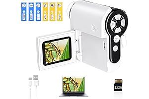 Microscope for Kids 10-12, Digital Microscope Set for Young Explorers, Handheld Portable,...