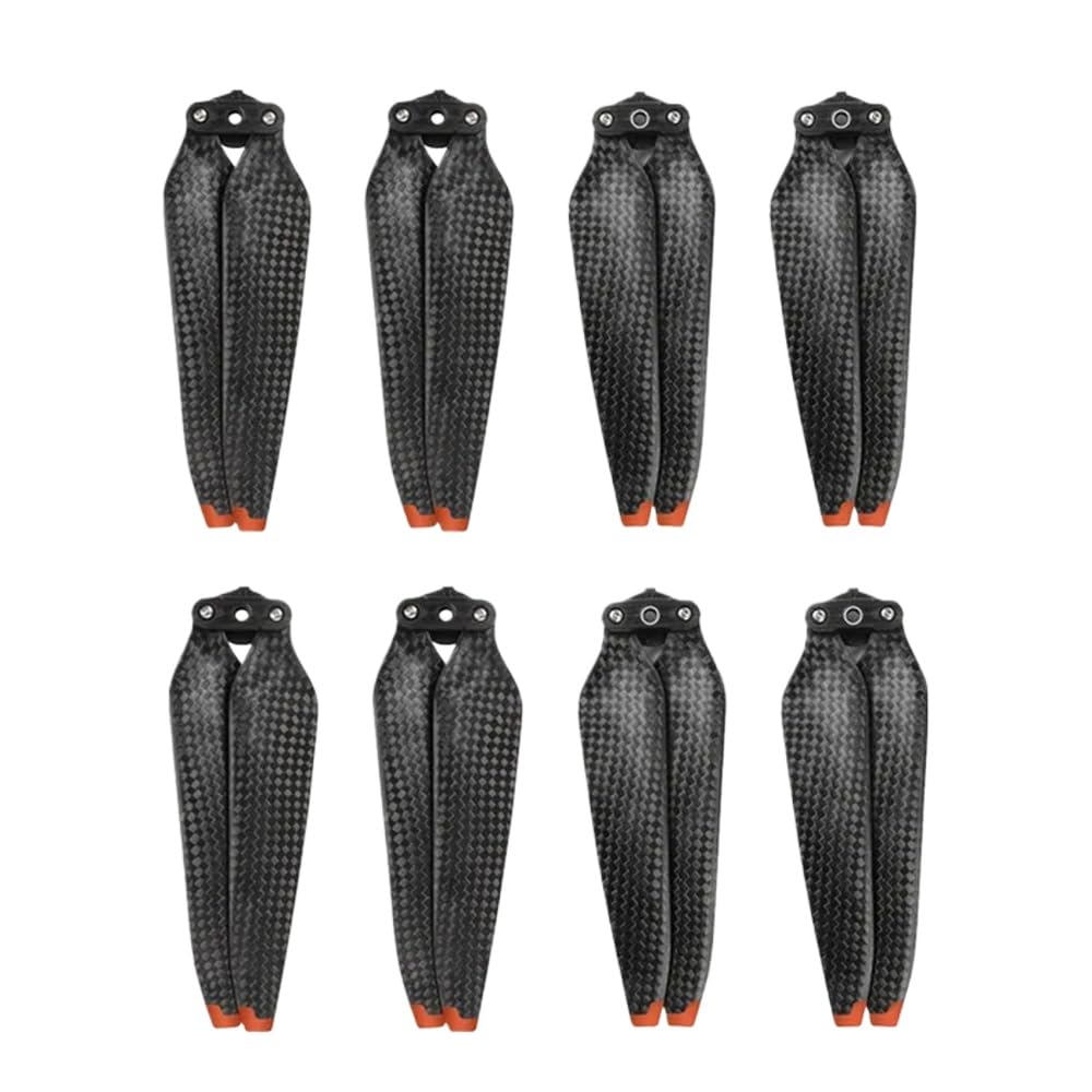 Ali -' pieghevoli a basso rumore a sgancio rapido per 3 Classic 9453F compatibili con 3 Pro e 3 droni(4 pairs Carbon fiber)