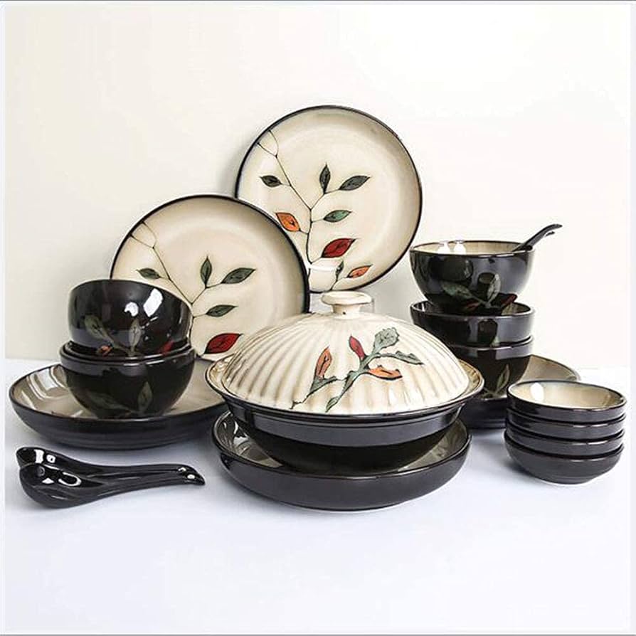 食器 Japanese Tableware Set Amazon.com: 42-Pieces Dinnerware Sets, Japanese-Style