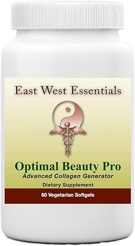 Optimal Beauty Pro - Suplemento dietético de East West Essentials - Promueve un cabello más grueso y saludable - Ayuda a construir colágeno - Reduce