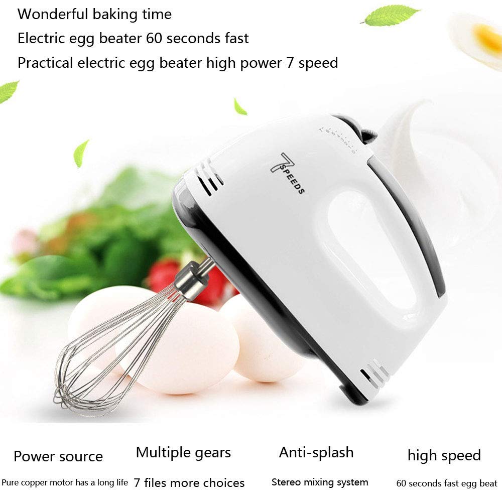 Frusta Elettrica Ricaricabile USB - 7 Velocità Con Turbo Per Cucina