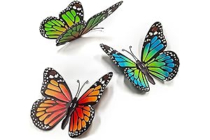 EOORAU Metal Butterfly Wall Decor