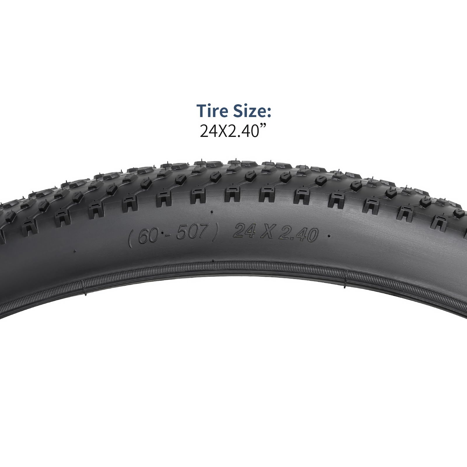 Amazon | YunSCM 2本セット,24 2.4 タイヤ,24x2.40 60-507 自転車