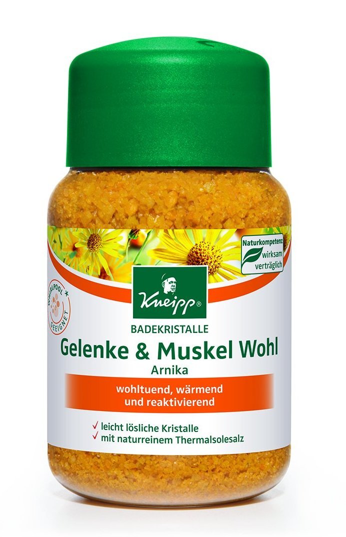 Kneipp Bath Crystals, Joints and Muscle Well-Being, Arnica, 1 Pack (1 x 500 g)