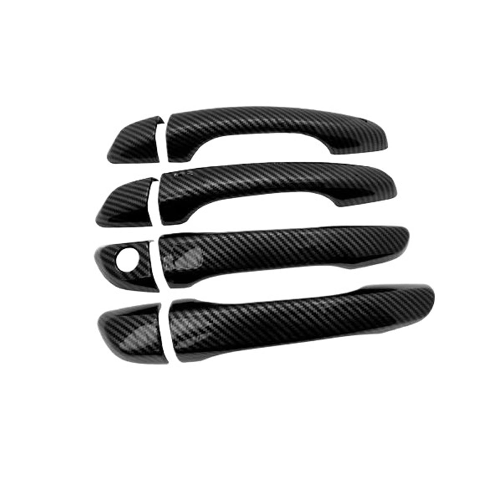 Hrqctim B 1 Keyhole No Button Car Door Handle Cover Cap Trim Sticker For Hyundai I30 For Elantra Gt Pd I30n 2018-2022(,Lhd)