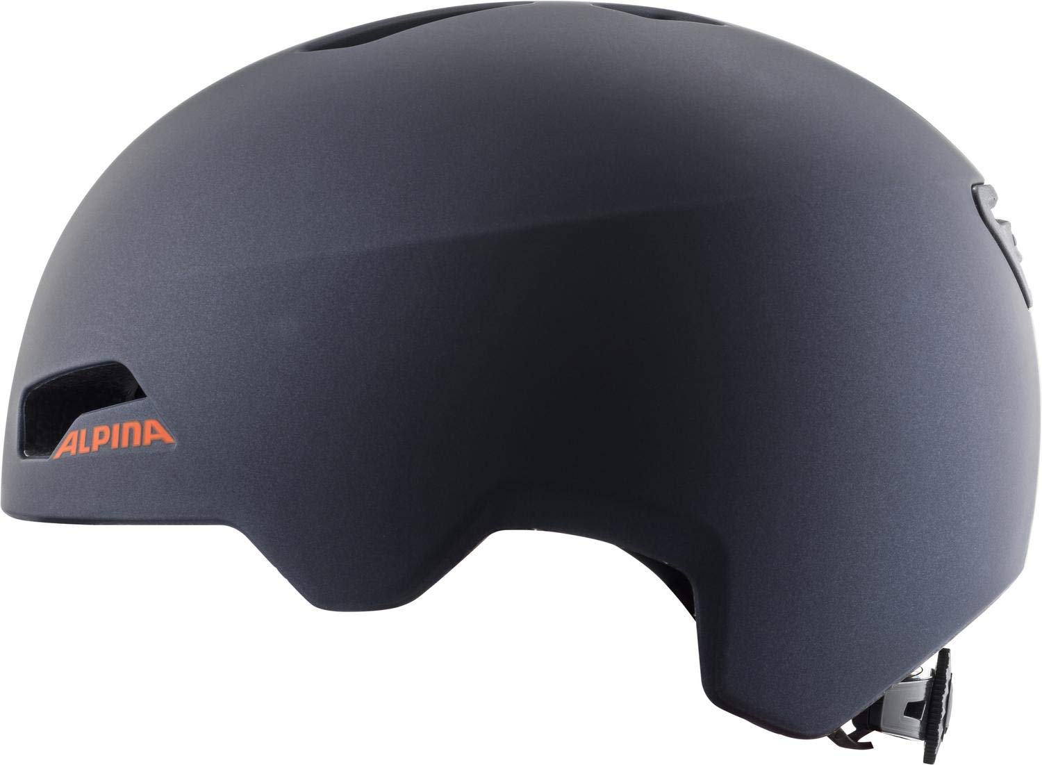 ALPINA HACKNEY – lekki, odporny na pęknięcia i optymalnie klimatyzowany kask rowerowy z możliwością doposażenia LED dla dzieci, indygo matowy, 51-56 cm