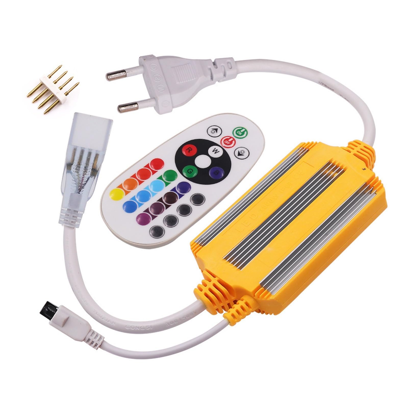 Bande lumineuse LED 220V RGB 5050 étanche pour architecture extérieure
