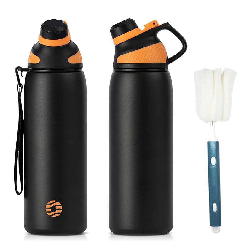 Immagine del prodotto Fjbottle Borraccia Termica con Tappo magnetico 1L, 800ml, 600ml, 400ml Bottiglia Termica per Bambini - Senza BPA/Senza Perdite Borracce acciaio inox per Scuola, Sport, Palestra, Ciclismo