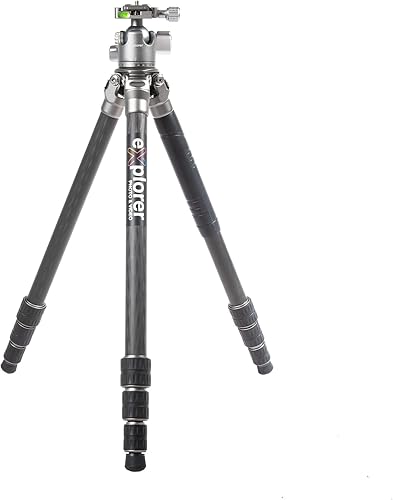 Miniatura 2 de Explorer EX-EXP Expedition - Trípodemonopie de viaje de fibra de carbono de 4 secciones con cabezal de bola BX-33