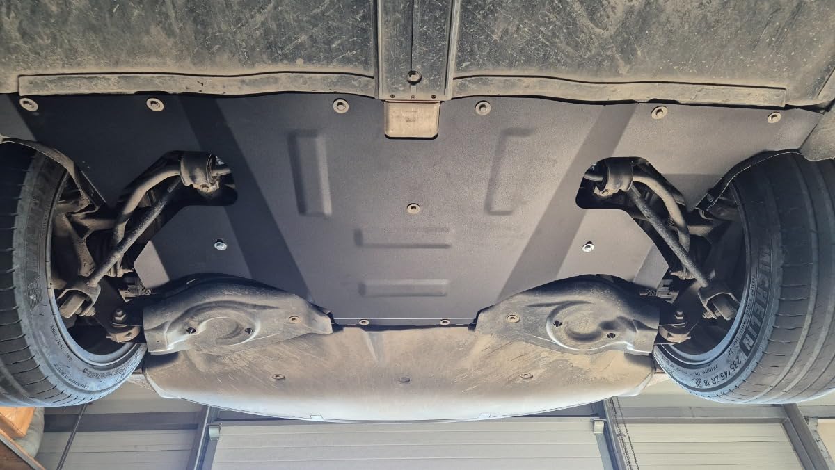 Protezione sottoscocca in acciaio per motore posteriore compatibile con Tesla Model 3 AWD (2017-2025) Protezione sottoscocca in acciaio per motore posteriore compatibile con Tesla Model 3 AWD