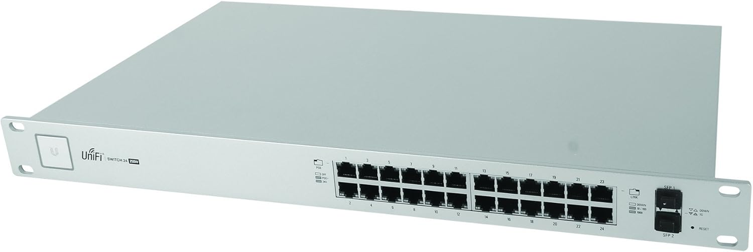 Ubiquiti UniFi Switch - 24 Ports Managed (US-24-250W) (Renewed)