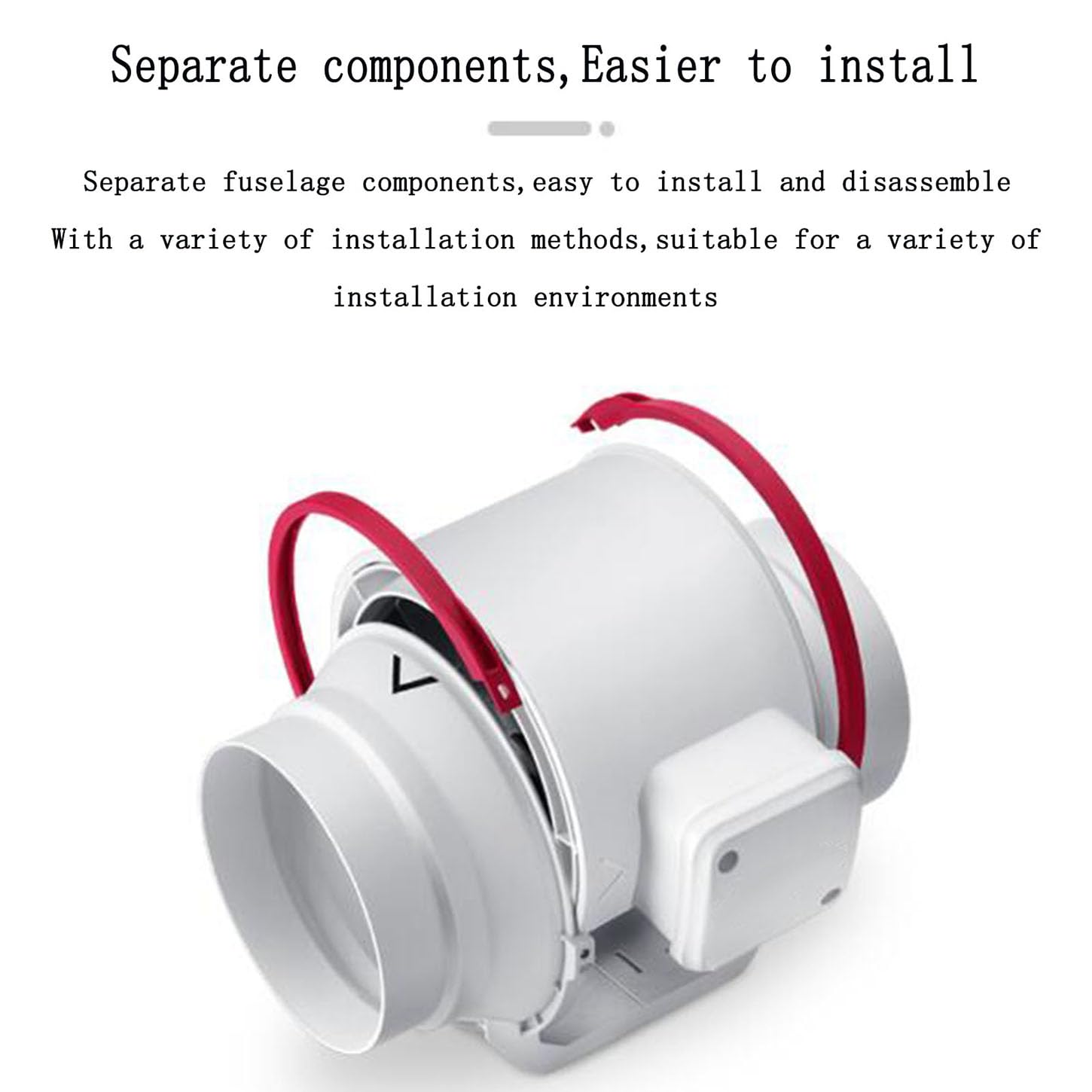 Aspiratore Bagno,Estrattore Aria in Iinea con Funzione Regolatore,IPX2 Impermeabile,220V Ventola Aspirazione Cucina,per Booster, Tenda di Crescita Ventilazione,10 Inches