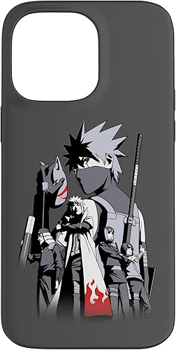 Vista 16 de iPhone 11 Naruto Shippuden Anime con Kakashi Hatake y Team 7 Case