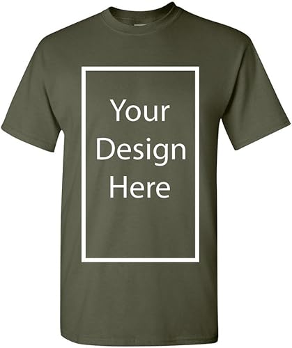 Miniatura 25 de Camiseta personalizada para adultos, diseño central y frontal, solo agregar al carrito y agregar tu propio texto y diseño personalizado”.